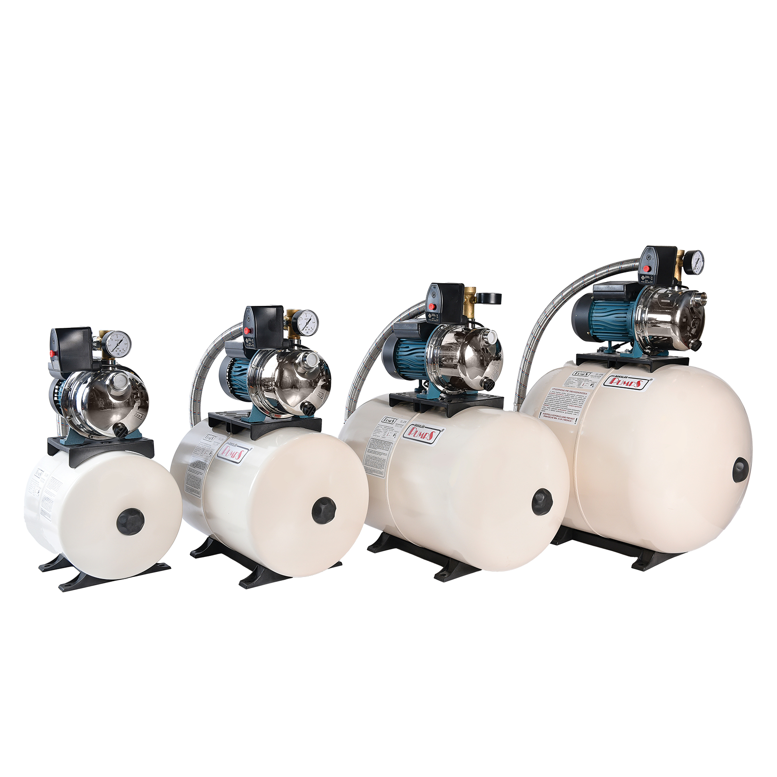 Booster set AJ50/60 Inox